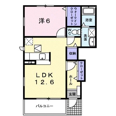 ソレイユコートＣ 101【管理NO：1-016408802-01010】 ★家具家電は申し込み後に搬入します★ ★2026年08月中旬入居可能★の物件画像