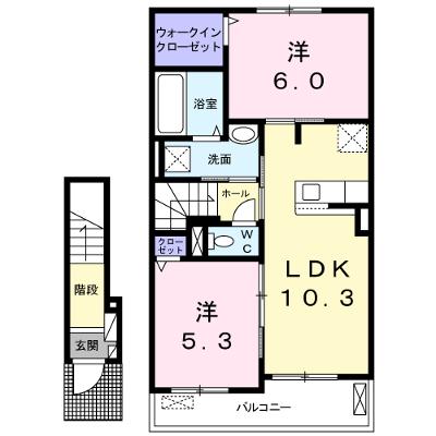 メゾン・ド・フルール 203【管理NO：1-025192201-02030】 ★家具家電は申し込み後に搬入します 2026年08月中旬入居可能の物件画像
