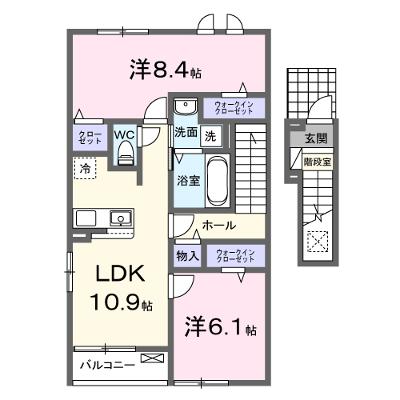 Ｊｏ　Ｔｏｗｎ　Ⅲ 204【管理NO：1-028422301-02040】 ★家具家電は申し込み後に搬入します 2026年10月上旬入居可能の物件画像