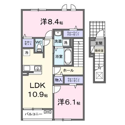 Ｊｏ　Ｔｏｗｎ　Ⅲ 203【管理NO：1-028422301-02030】 ★家具家電は申し込み後に搬入します 2026年10月上旬入居可能の物件画像