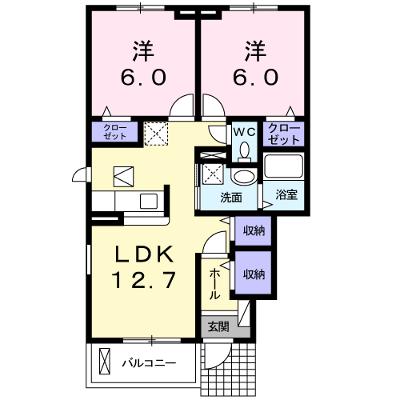 ルガートＭ 101【管理NO：1-017534301-01010】 ★家具家電は申し込み後に搬入します★ ★2026年08月上旬入居可能★の物件画像