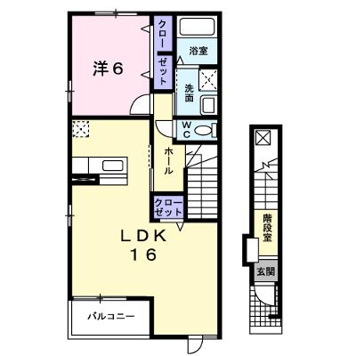 ジェントリーゼファー 201【管理NO：1-015488201-02010】 ★家具家電は申し込み後に搬入します★の物件画像