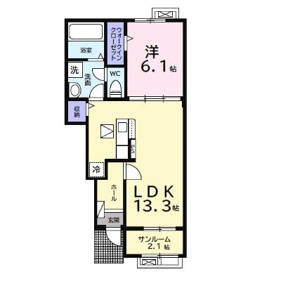 中瀬ロイヤルガーデン 102【管理NO：1-028614201-01020】 ★家具家電は申し込み後に搬入します★ ★2026年09月上旬入居可能★の物件画像