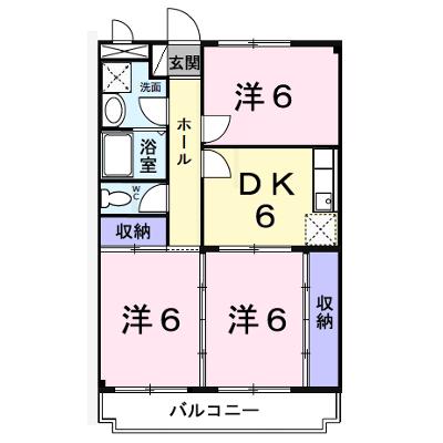 パルシャス２１ 303【管理NO：1-002468701-03030】 ★家具家電は申し込み後に搬入します★の物件画像