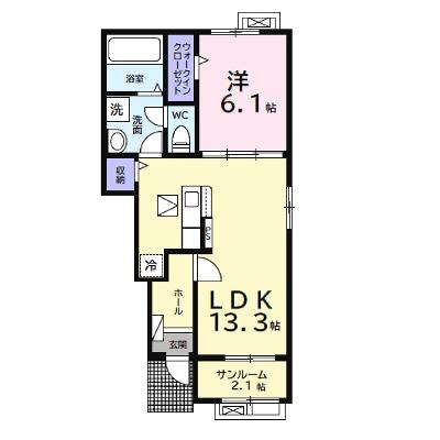 クレスト 103【管理NO：1-028152601-01030】 ★家具家電は申し込み後に搬入します 2026年09月下旬入居可能の物件画像