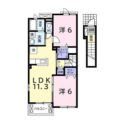 アルモニーⅡ 203【管理NO：1-019780802-02030】 ★家具家電は申し込み後に搬入します 2026年08月下旬入居可能の物件画像