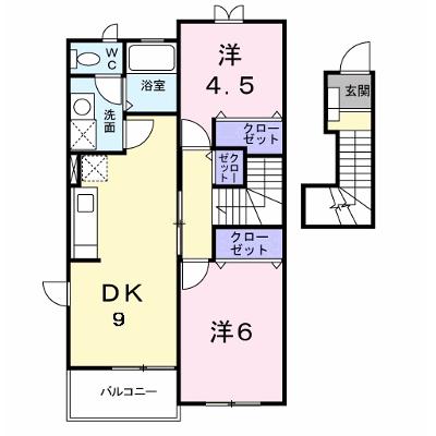 メゾンブリーズⅠ 202【管理NO：1-011577601-02020】 ★家具家電は申し込み後に搬入します★の物件画像