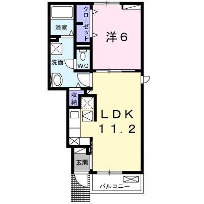 キャンビリーⅡ 102【管理NO：1-026273002-01020】 ★家具家電は申し込み後に搬入します 2026年08月下旬入居可能の物件画像