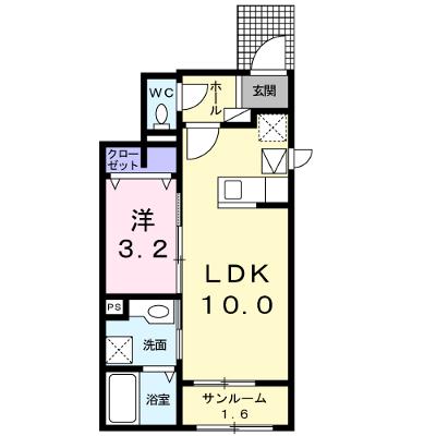モスアゲート 101【管理NO：1-023458001-01010】 ★家具家電は申し込み後に搬入します★ ★2026年11月上旬入居可能★の物件画像