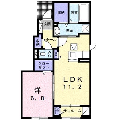 ブランノワール 101【管理NO：1-027810801-01010】 ★家具家電は申し込み後に搬入します 2026年08月中旬入居可能の物件画像