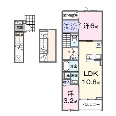 ニューデフィ藤 302【管理NO：1-028461101-03020】 ★家具家電は申し込み後に搬入します 2026年09月下旬入居可能の物件画像