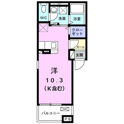 グランディフロラ 301【管理NO：1-027930501-03010】 ★家具家電は申し込み後に搬入します 2026年07月中旬入居可能の物件画像
