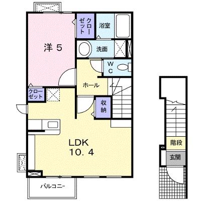 エテルノカーサ 201【管理NO：1-017797201-02010】 ★家具家電は申し込み後に搬入します 2026年07月中旬入居可能の物件画像