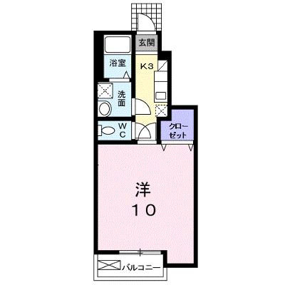 プラシード 102【管理NO：1-016943901-01020】 ★家具家電は申し込み後に搬入します★ ★2026年08月下旬入居可能★の物件画像