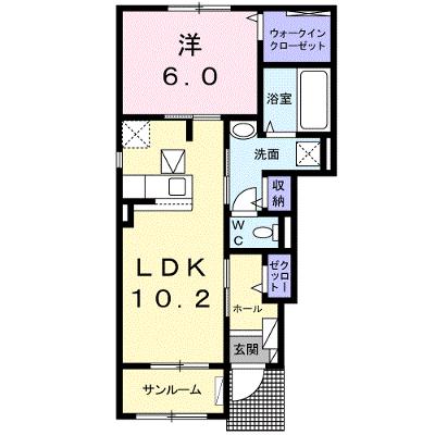 ポラリスⅨ 101【管理NO：1-024501302-01010】 ★家具家電は申し込み後に搬入します 2026年08月下旬入居可能の物件画像
