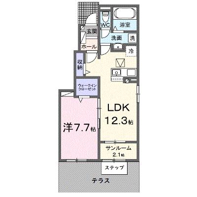 アイガー 101【管理NO：1-027512902-01010】 ★家具家電は申し込み後に搬入します★の物件画像