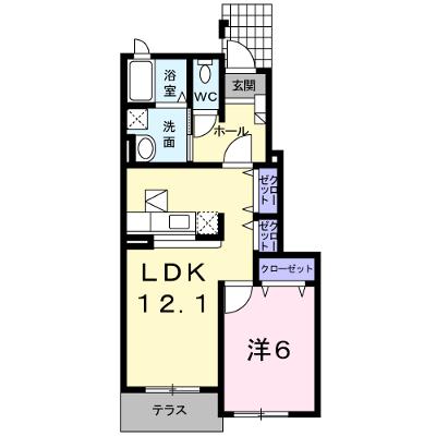 ヴィラ・ノーブル 102【管理NO：1-015442801-01020】 ★家具家電は申し込み後に搬入します 2026年09月上旬入居可能の物件画像