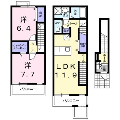 フローラ・ドミール 202【管理NO：1-013174201-02020】 ★家具家電は申し込み後に搬入します 2026年08月上旬入居可能の物件画像