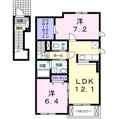 プチテール・コートＥ 201【管理NO：1-018460601-02010】 ★家具家電は申し込み後に搬入します★の物件画像
