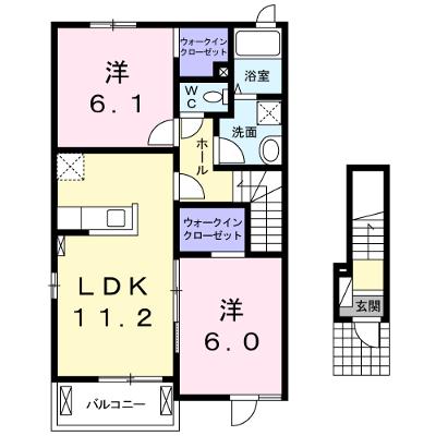 ベル・フィオーレ 201【管理NO：1-021408001-02010】 ★家具家電は申し込み後に搬入します 2026年08月上旬入居可能の物件画像