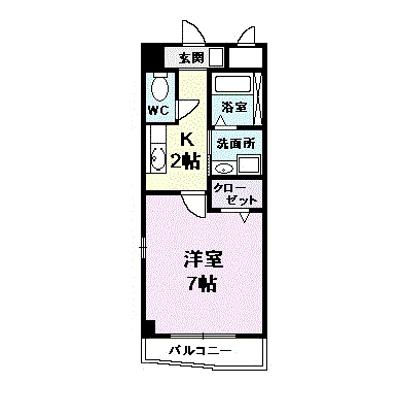 プラシードカーサ 407【管理NO：1-012132301-04060】 ★家具家電は申し込み後に搬入します★の物件画像