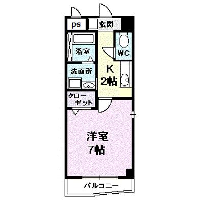 プラシードカーサ 201【管理NO：1-012132301-02010】 ★家具家電は申し込み後に搬入します★の物件画像