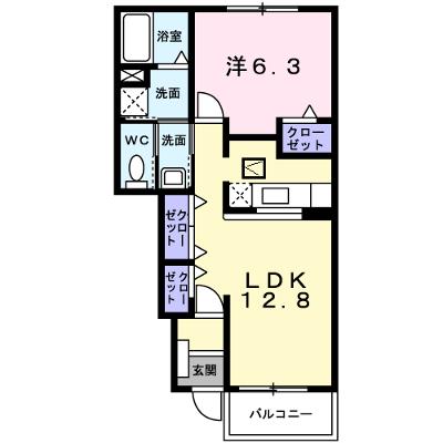グランデ新田　Ｂ 102【管理NO：1-013799202-01020】 ★家具家電は申し込み後に搬入します★ ★2026年08月下旬入居可能★の物件画像