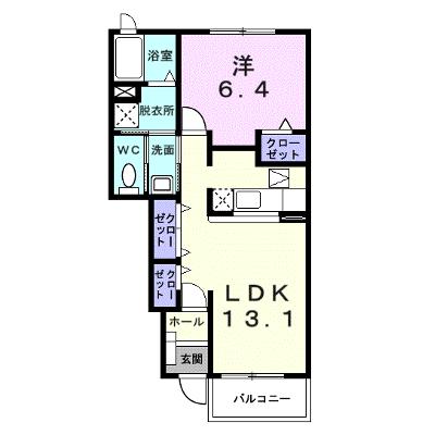デスパシオⅡ 102【管理NO：1-015319002-01020】 ★家具家電は申し込み後に搬入します★の物件画像