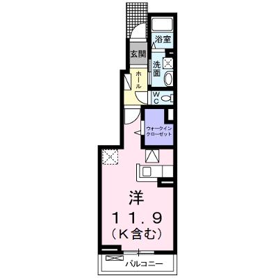 プティ・リビエール 102【管理NO：1-018547601-01020】 ★家具家電は申し込み後に搬入しますの物件画像