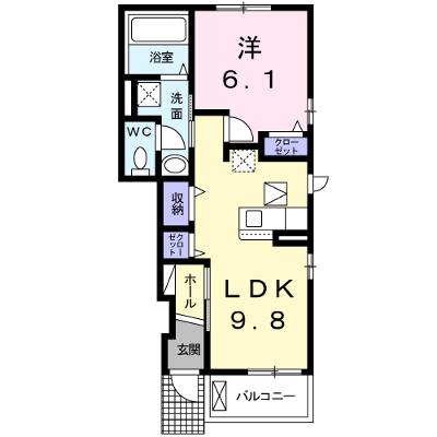 エスポワール・Ｓ 105【管理NO：1-024756901-01040】 ★家具家電は申し込み後に搬入しますの物件画像