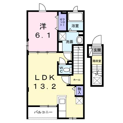 リーベ 204【管理NO：1-027618501-02040】 ★家具家電は申し込み後に搬入します★の物件画像