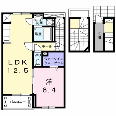 サンリット・ガーデン　小曽根Ｓ 302【管理NO：1-020317101-03020】 ★家具家電は申し込み後に搬入します★ ★2026年10月下旬入居可能★の物件画像