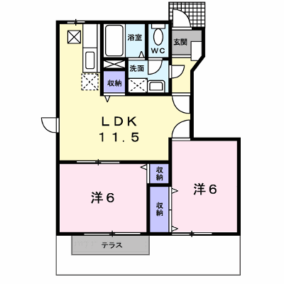 ヒルズｙ＆ｙ 102【管理NO：1-007778401-01020】 ★家具家電は申し込み後に搬入します★の物件画像