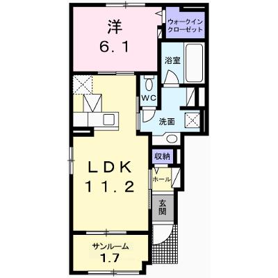 Ｋｉｂｏｕ　Ｓ 101【管理NO：1-020761901-01010】 ★家具家電は申し込み後に搬入します 2026年08月上旬入居可能の物件画像