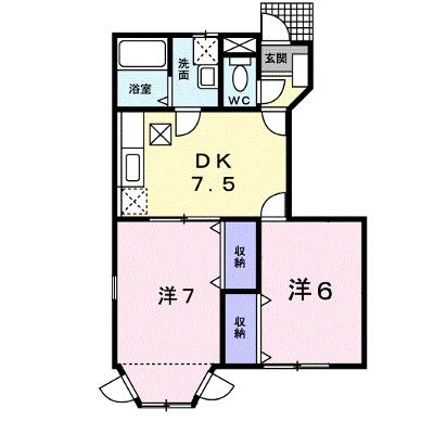 パークサイドⅡ 103【管理NO：1-007463902-01030】 ★家具家電は申し込み後に搬入します★の物件画像