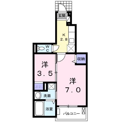 ラ・ブリーゼ 102【管理NO：1-019330901-01020】 ★家具家電は申し込み後に搬入します★の物件画像