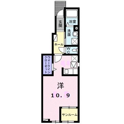 ボンヌール　Ⅰ 101【管理NO：1-026684901-01010】 ★家具家電は申し込み後に搬入します★の物件画像