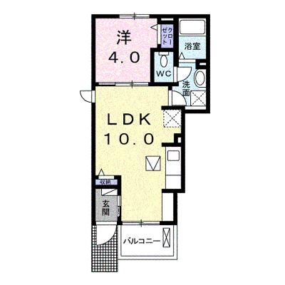 ラ・ポルト 101【管理NO：1-020009501-01010】 ★家具家電は申し込み後に搬入しますの物件画像