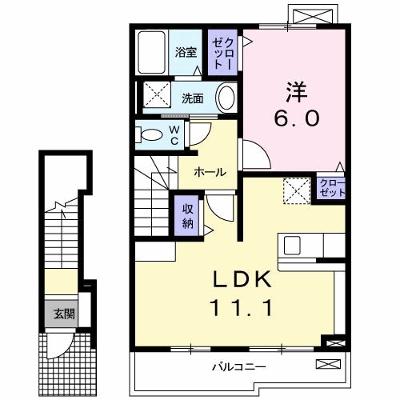 グラシオッソ・アルバーダ 202【管理NO：1-017457501-02020】 ★家具家電は申し込み後に搬入します★の物件画像