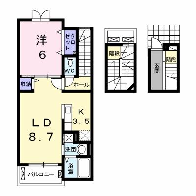 リバーサイド２ 303【管理NO：1-019441701-03030】 ★家具家電は申し込み後に搬入します★の物件画像