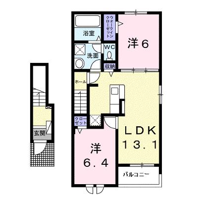 セルフィーユ　Ⅰ 204【管理NO：1-026878301-02040】 ★家具家電は申し込み後に搬入します★の物件画像