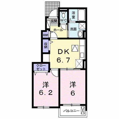 ドリーム輝Ａ 102【管理NO：1-021230401-01020】 ★家具家電は申し込み後に搬入します★の物件画像