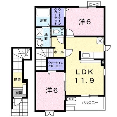 タルガＡ 203【管理NO：1-014593901-02030】 ★家具家電は申し込み後に搬入しますの物件画像