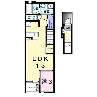 エスペランサ　Ⅰ 202【管理NO：1-026208301-02020】 ★家具家電は申し込み後に搬入します 2026年09月上旬入居可能の物件画像