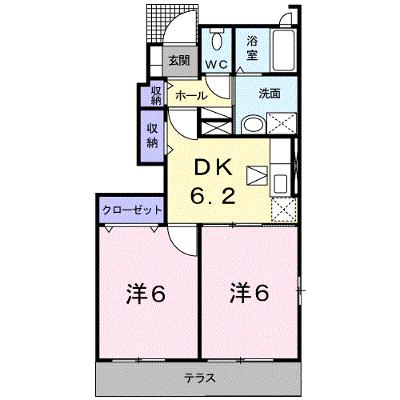 メゾンド・サン　Ⅱ 101【管理NO：1-015453802-01010】 ★家具家電は申し込み後に搬入します 2026年07月下旬入居可能の物件画像