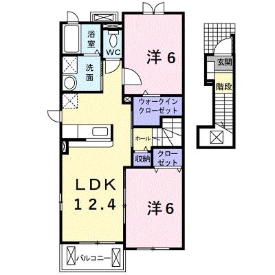 プラシード・ニコ　Ⅰ 202【管理NO：1-014845801-02020】 ★家具家電は申し込み後に搬入しますの物件画像