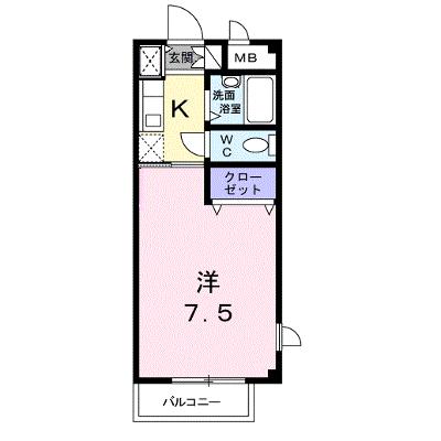 ヴェルジュ・マ・メゾン 101【管理NO：1-009551201-01010】 ★家具家電は申し込み後に搬入します★の物件画像