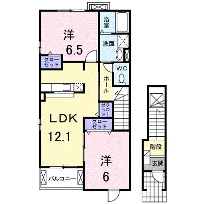 メゾン・ジェルメⅡ 201【管理NO：1-015804502-02010】 ★家具家電は申し込み後に搬入します 2026年09月中旬入居可能の物件画像