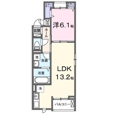 リビオ　ＭＩＹＡＢＩ 201【管理NO：1-027409301-02010】 ★家具家電は申し込み後に搬入します★の物件画像