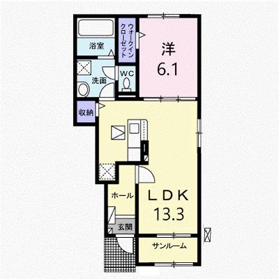 Ｃａｓａ　Ｌｉｎｏ　Ａ 105【管理NO：1-026931401-01040】 ★家具家電は申し込み後に搬入しますの物件画像